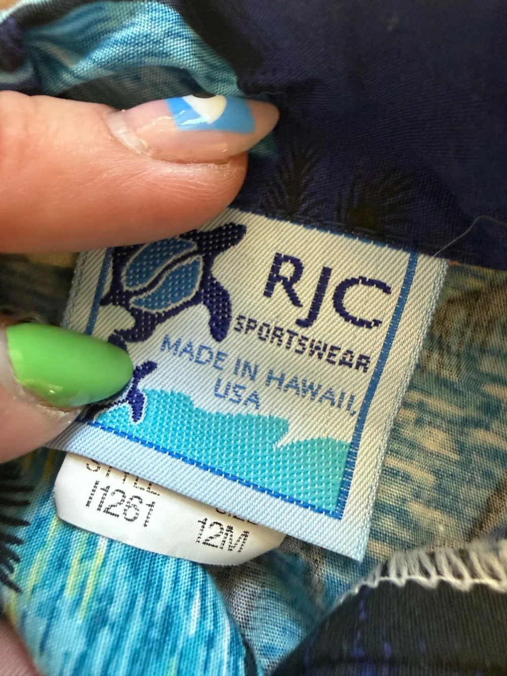 RJC Sportswear Hawaiian Shirt & Shorts Set Toddler 12M Made in Hawaii